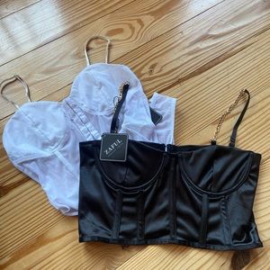 Body suit and corset top